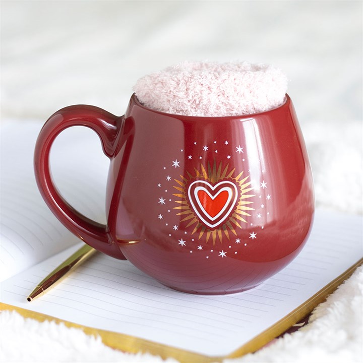 Sacred Heart Mug and Socks Set