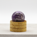 African Amethyst sphere clean minimal