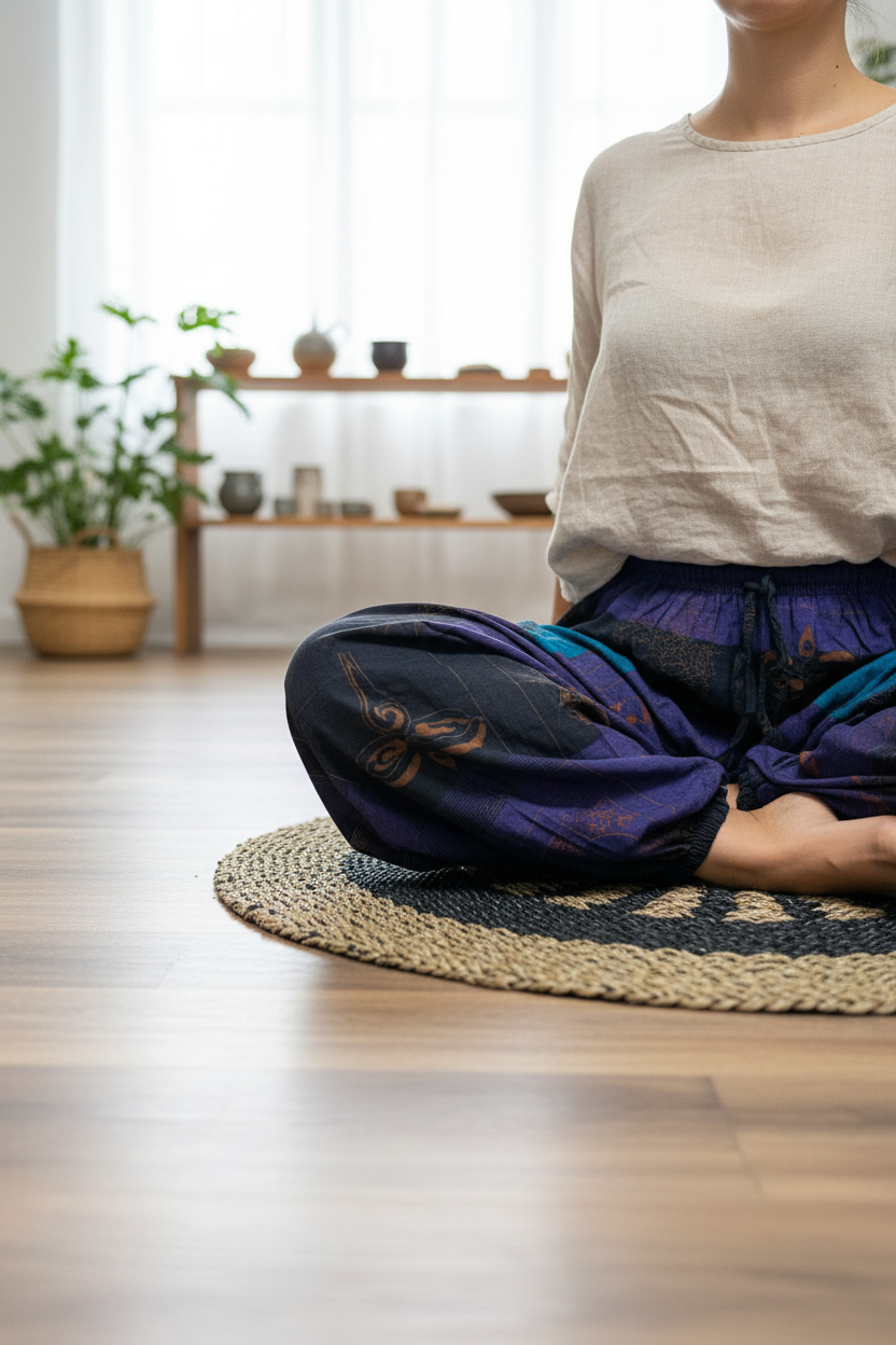 Aladdin Himalayan Yoga Pants - Purple