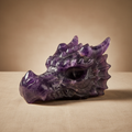Amethyst Dragon Head - Clean Product Shot