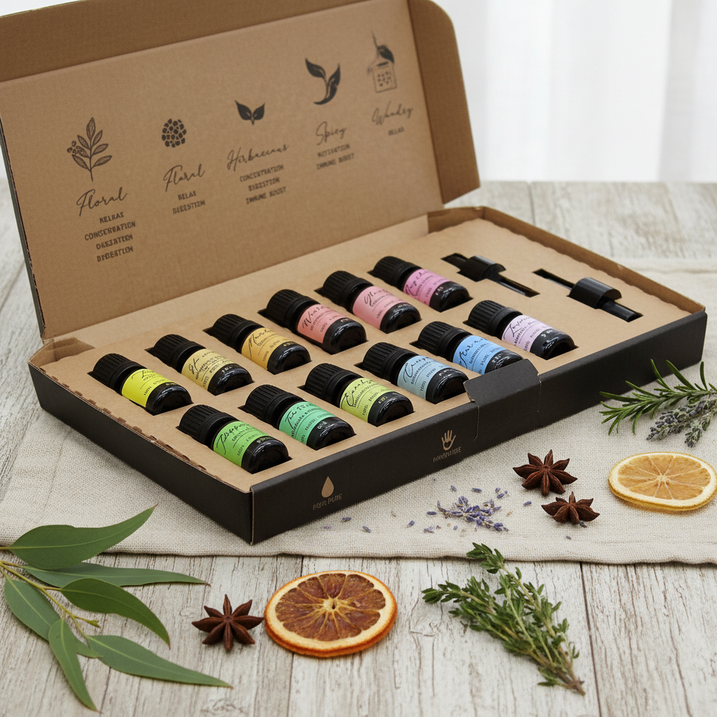 Aromatherapy Essential Oil Set Starter Pack — Rustic Spa Lifestyle