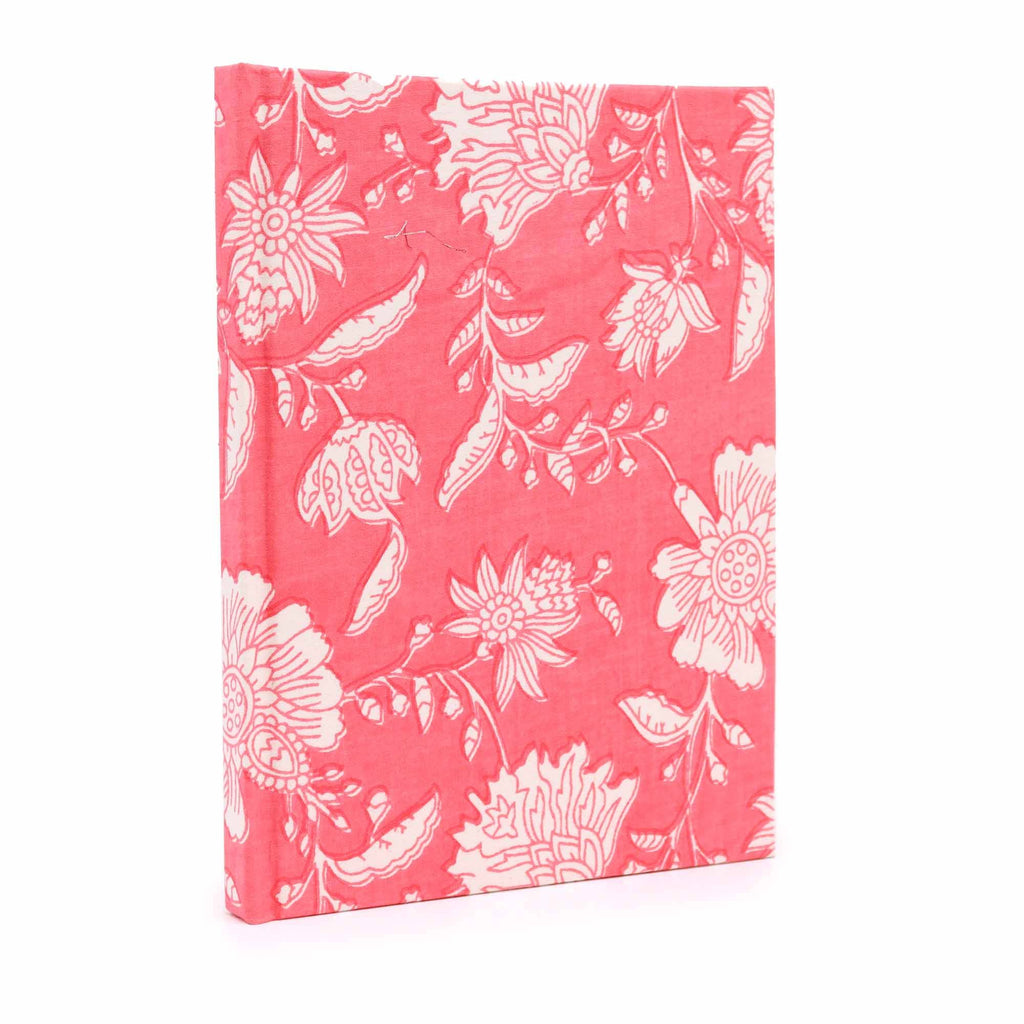 Cotton Bound Notebooks - Pink Floral