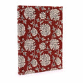 Cotton Bound Notebooks - Burgundy Floral