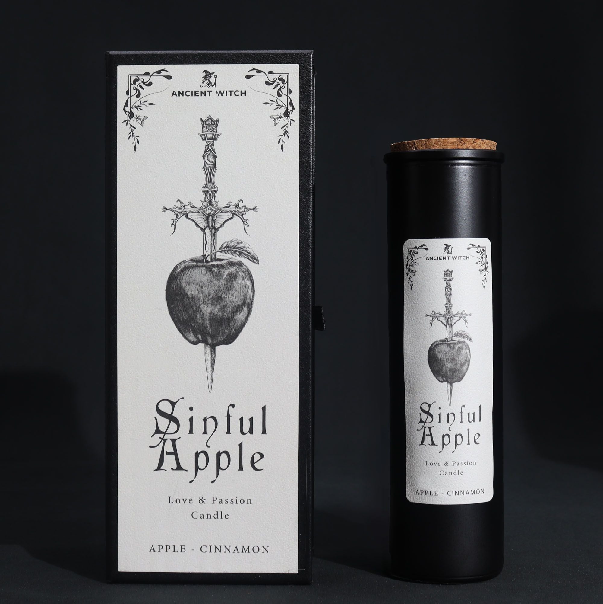 Ancient Witch Ritual Soy Candles - Sinful Apple