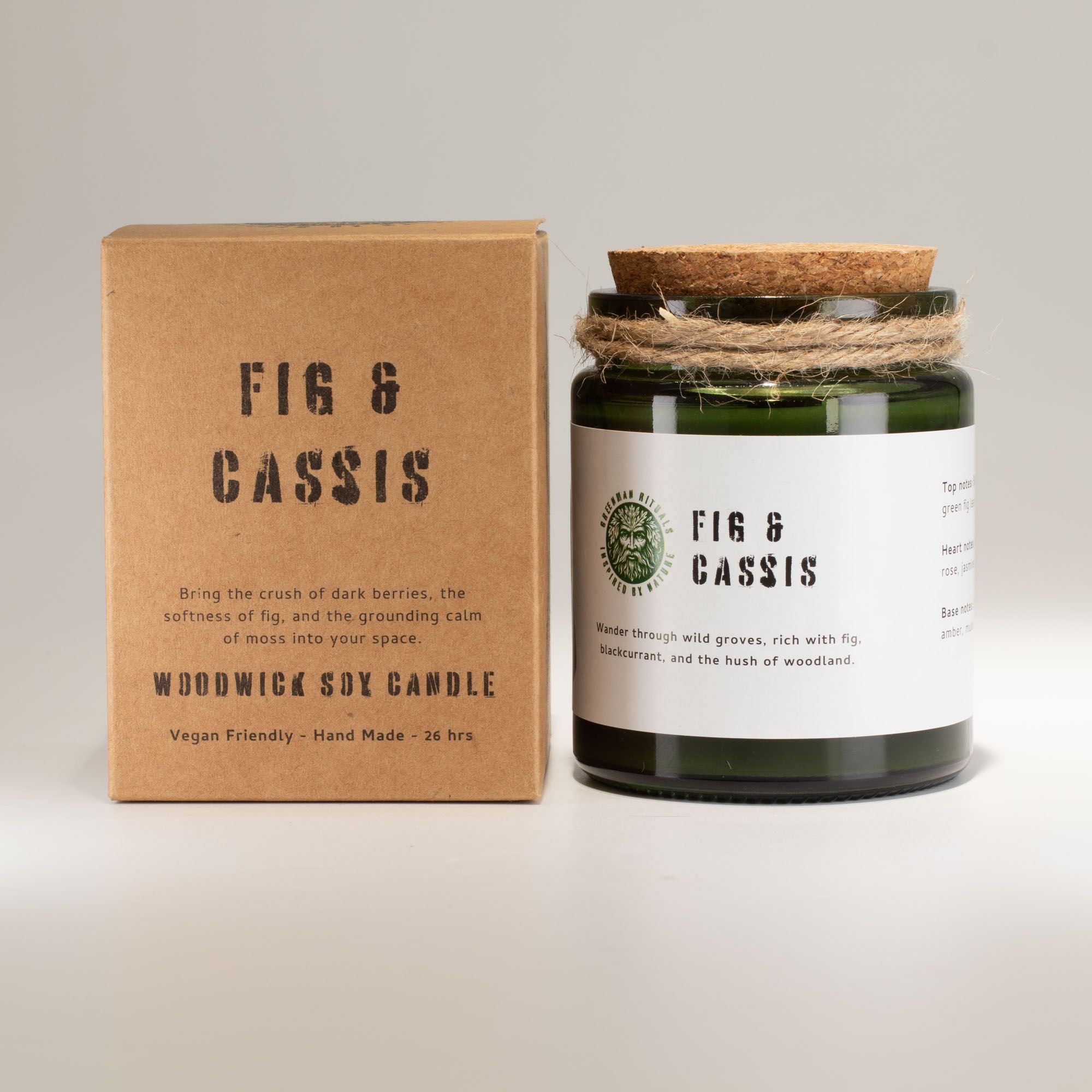 Woodwick Soy Candle - Fig & Cassis