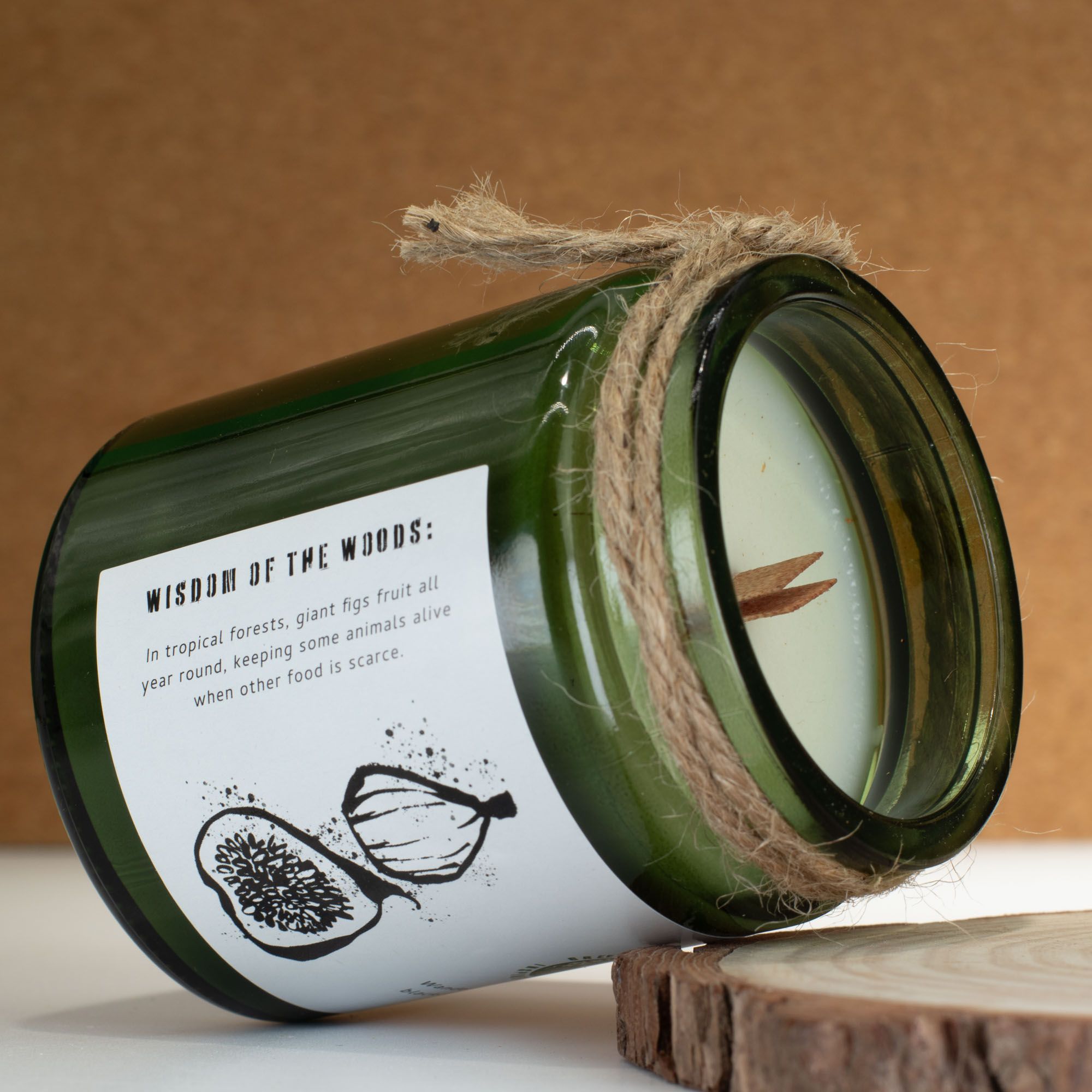 Woodwick Soy Candle - Fig & Cassis