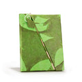 Lokta Bold Floral Bamboo Lock Journal – Moss Green