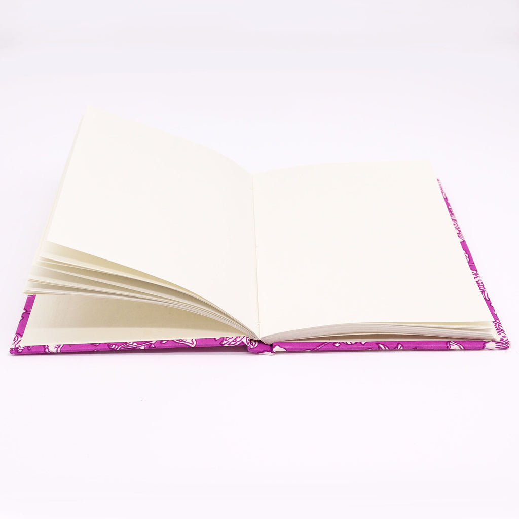 Cotton Bound Notebooks- Antique Fuchia