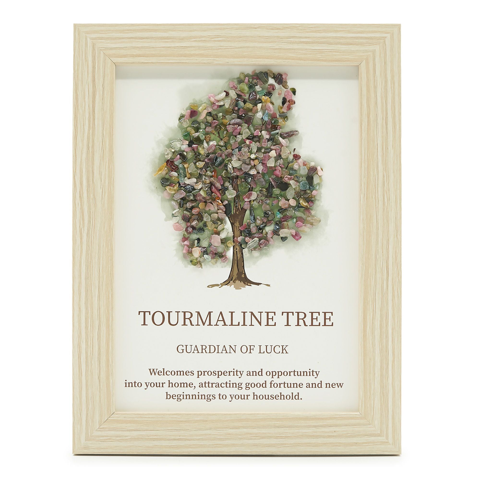 Gemstone Picture - Tree of Life - Toruraline