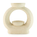 Ceramic Zen - Large Oval Pebble  - Speckled Off-White