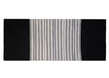 Indian Cotton Rug - Black / Grey