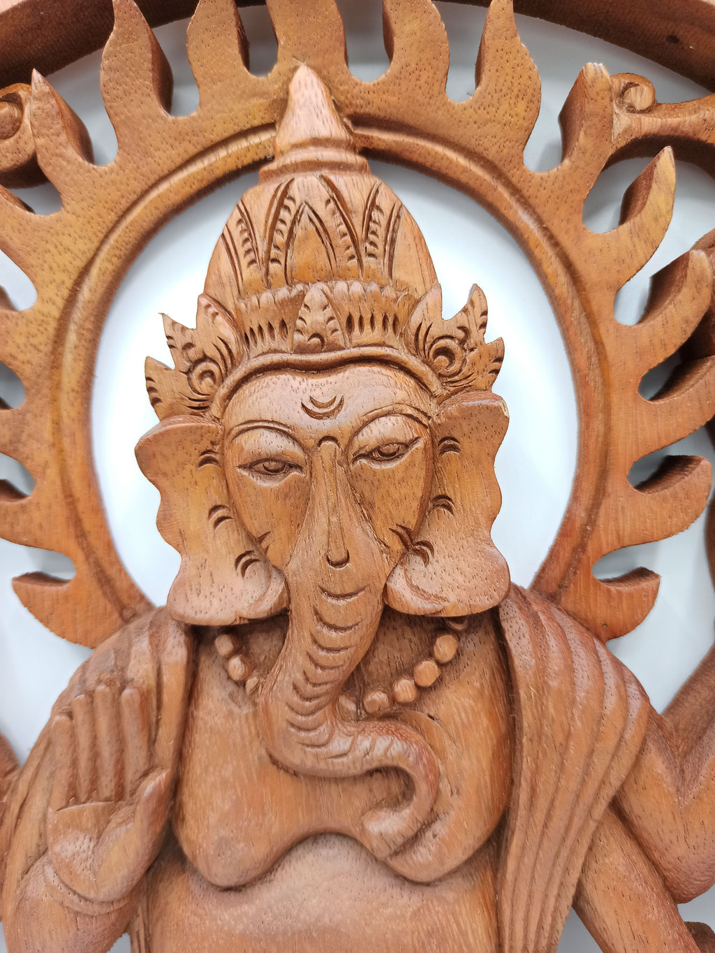 Wooden Ganesh Panel