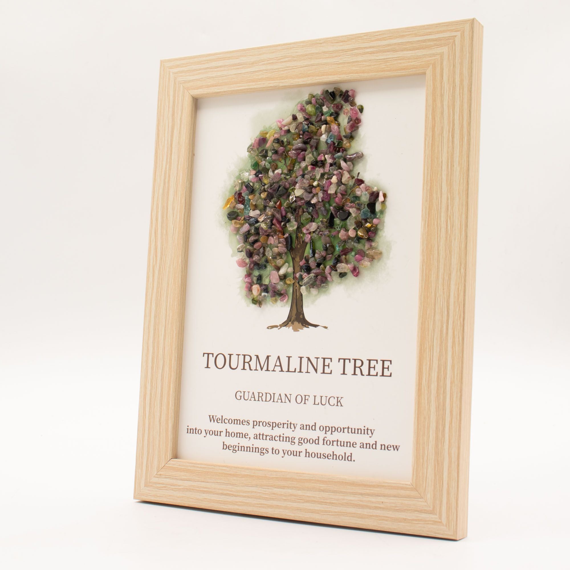 Gemstone Picture - Tree of Life - Toruraline