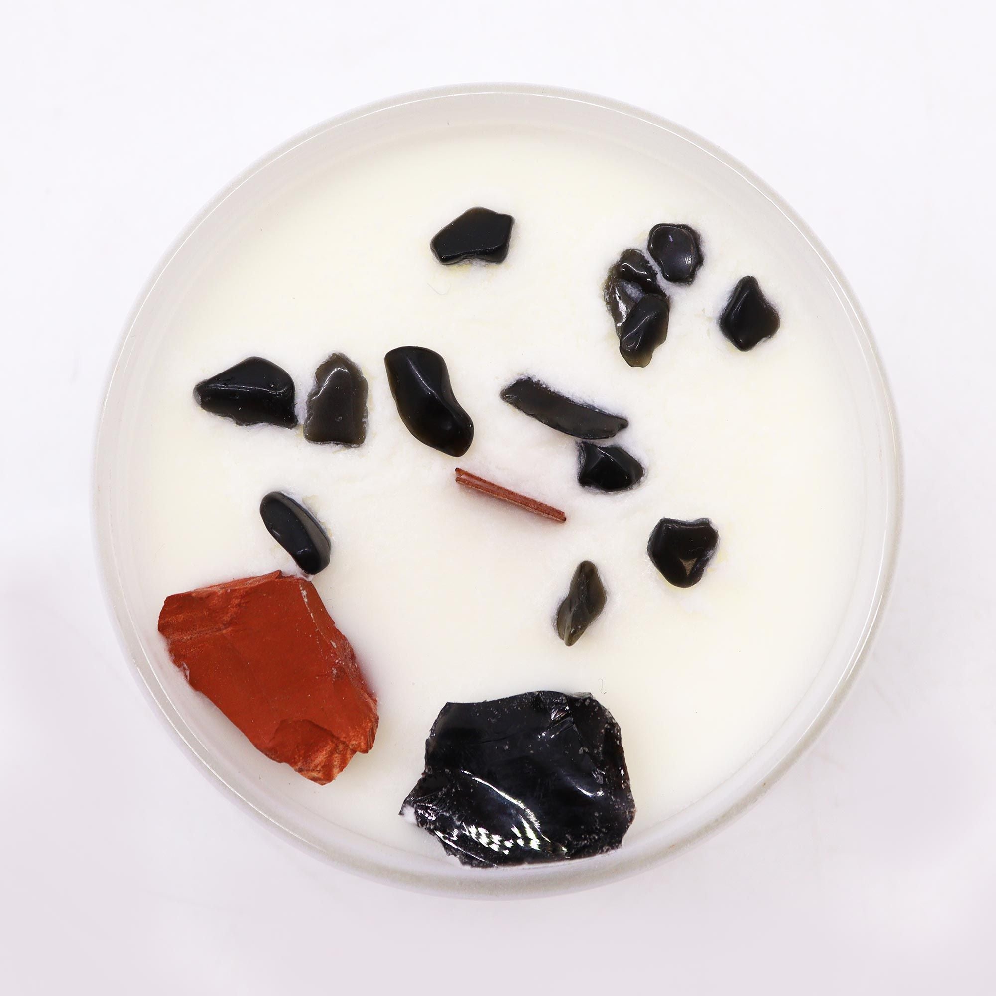Chakra Crystal Soy Wax Candles - Root Chakra