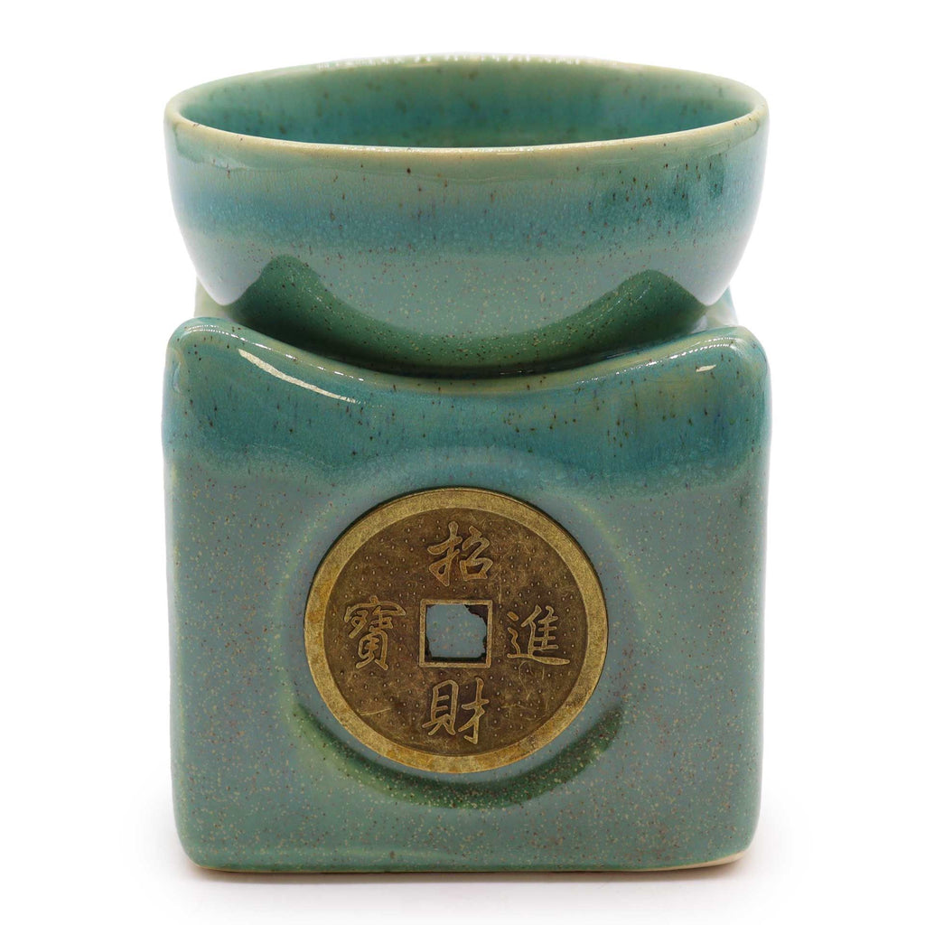 Lucky Coin Large Wax Warmer - Jade