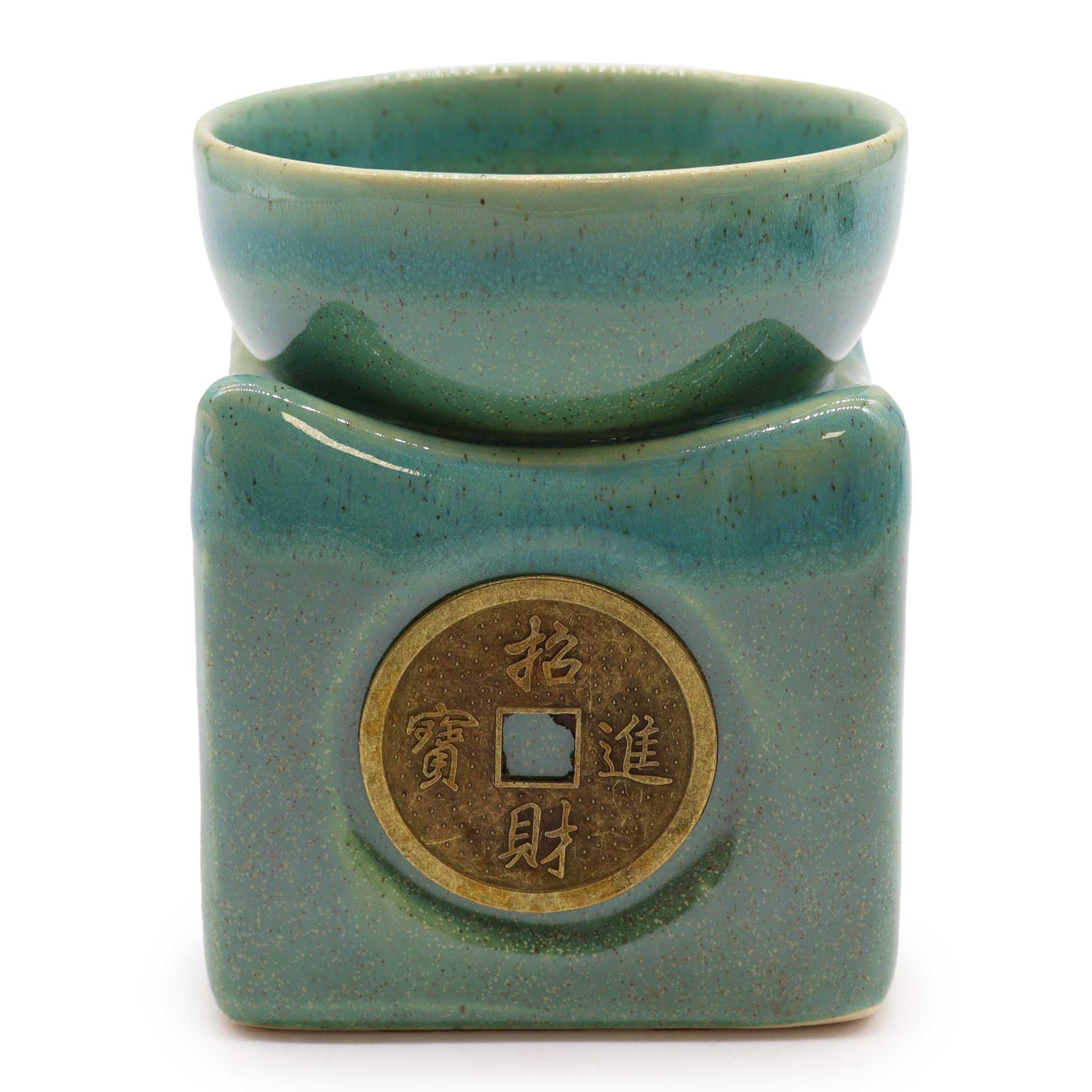 Lucky Coin Large Wax Warmer - Jade