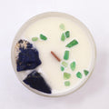 Chakra Crystal Soy Candles - Throat Chakra