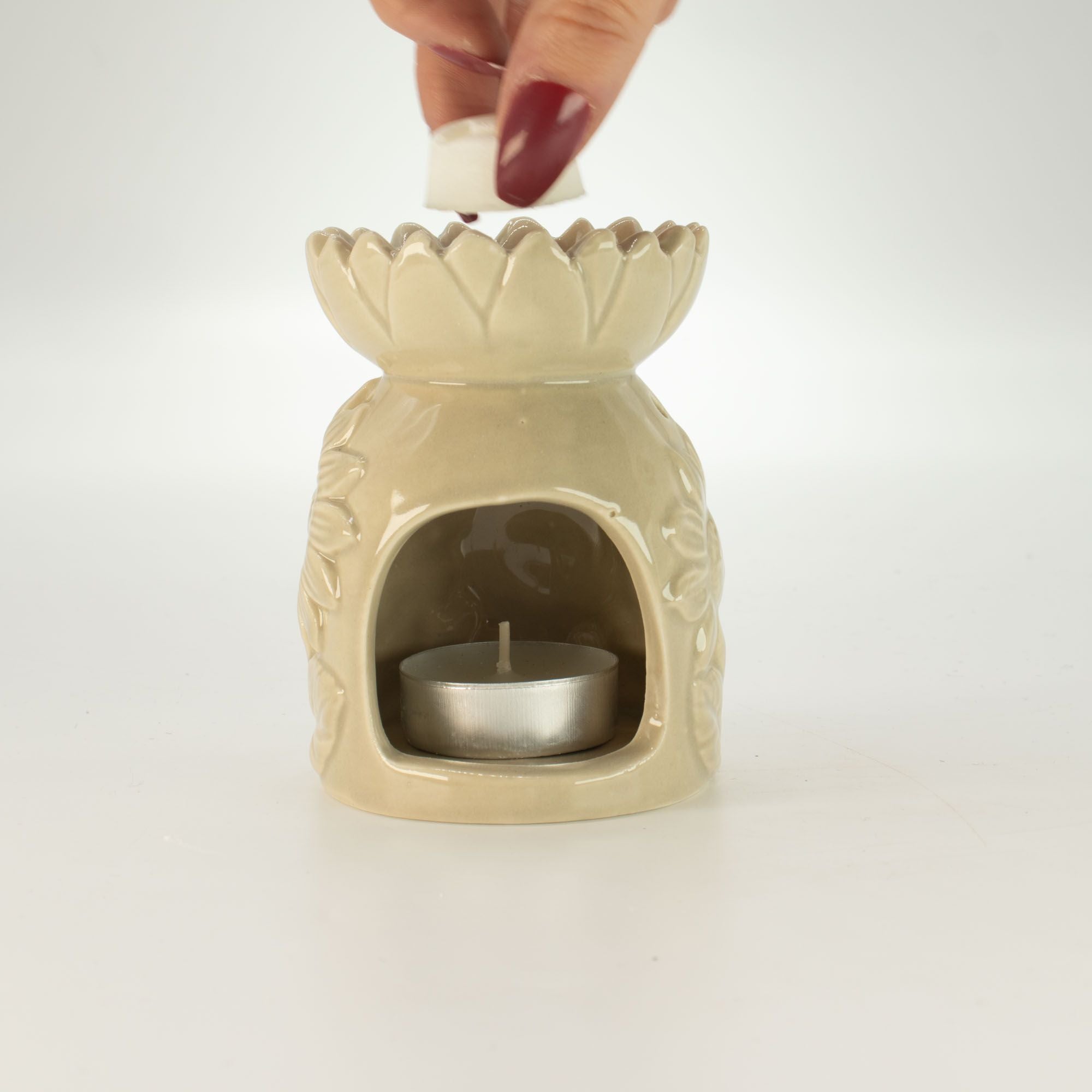 Ceramic Sunflower - Pastel Beige