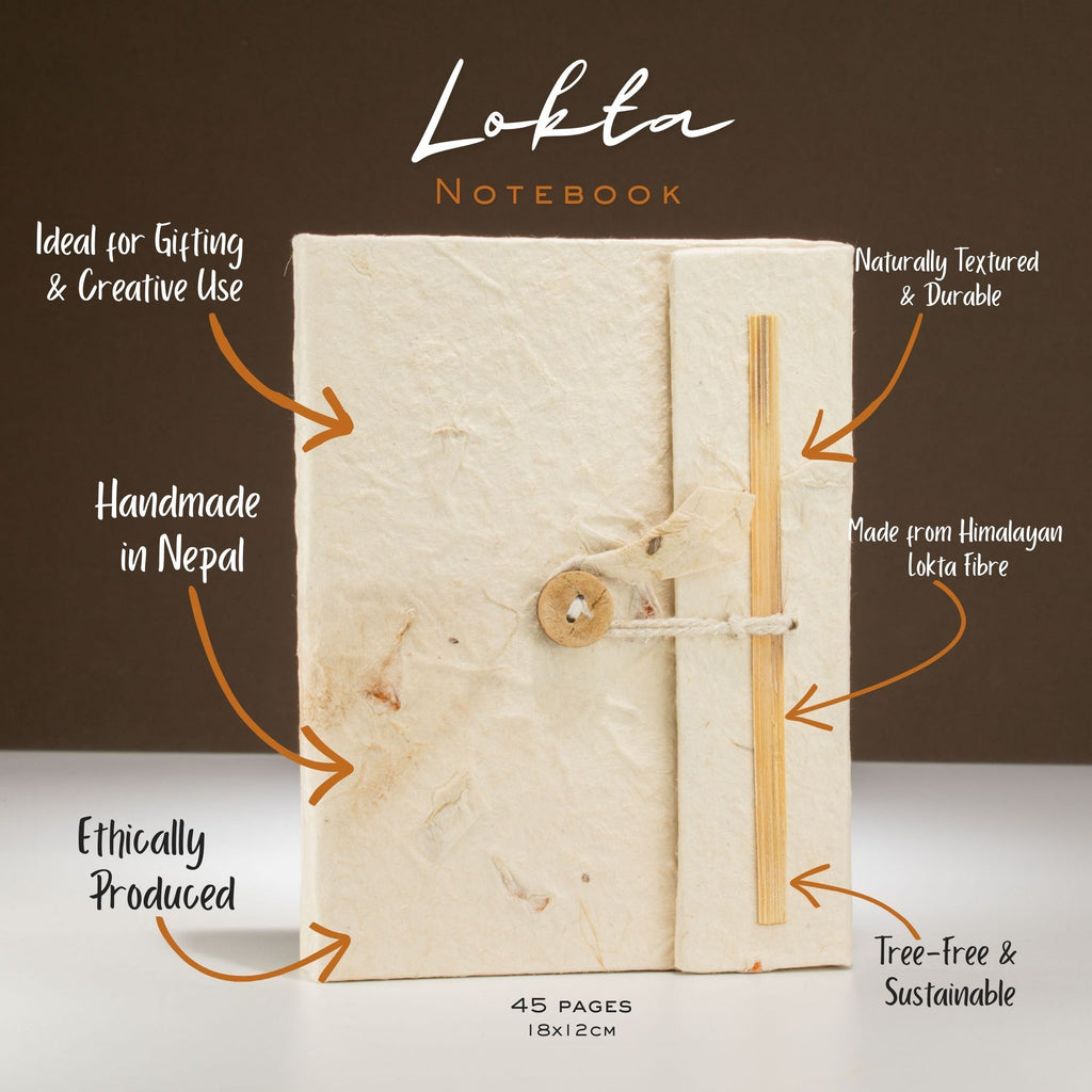 Lokta Mixed Flowers Journal – 45 Leaves