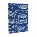 Cotton Bound Notebooks- Indigo Fish