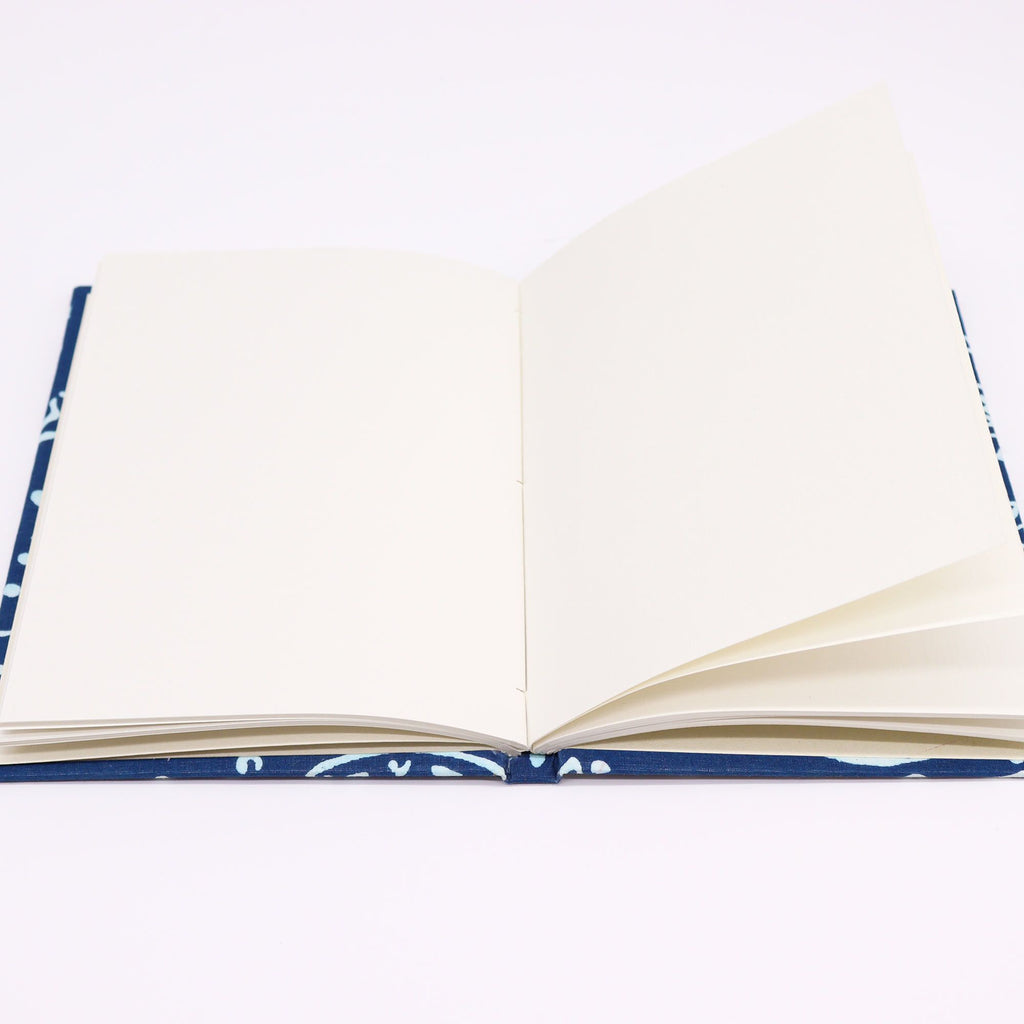 Cotton Bound Notebooks- Indigo Fish