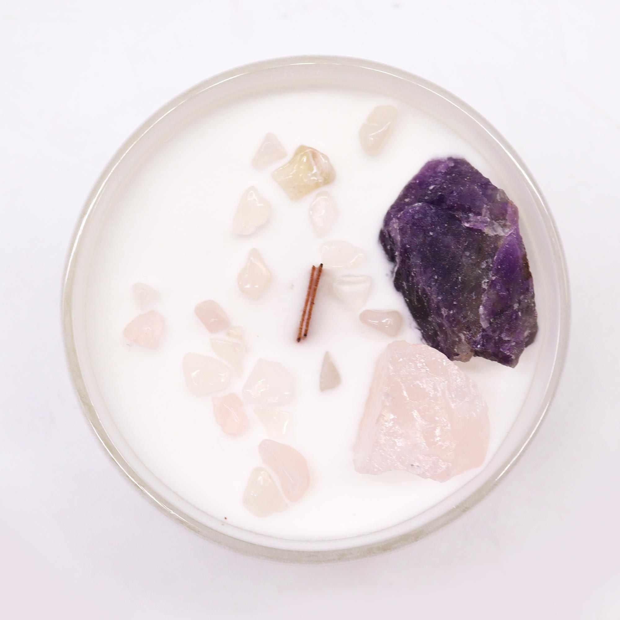 Chakra Crystal Soy Candles - Third Eye Chakra