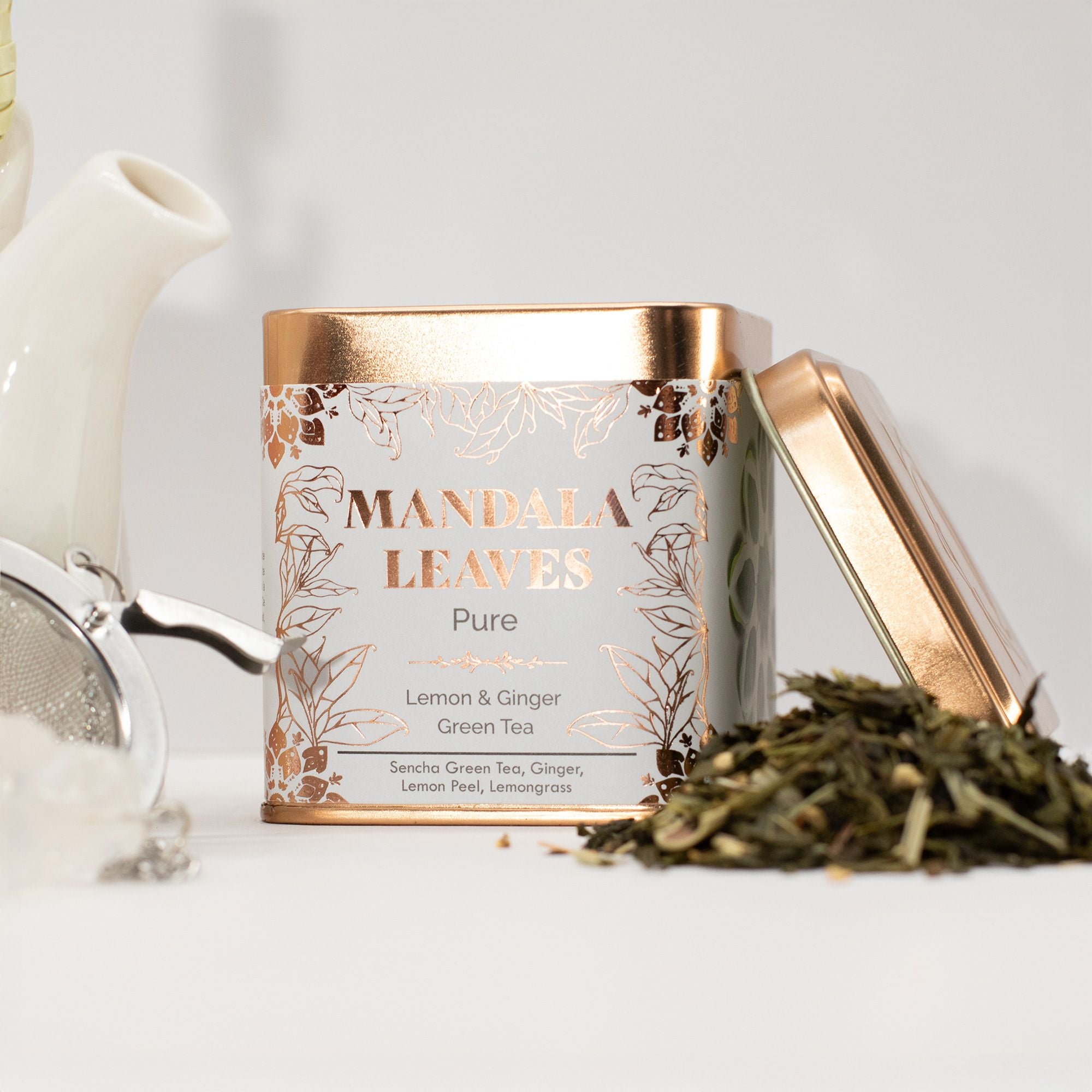 Classic Green Tea with Lemon and Ginger