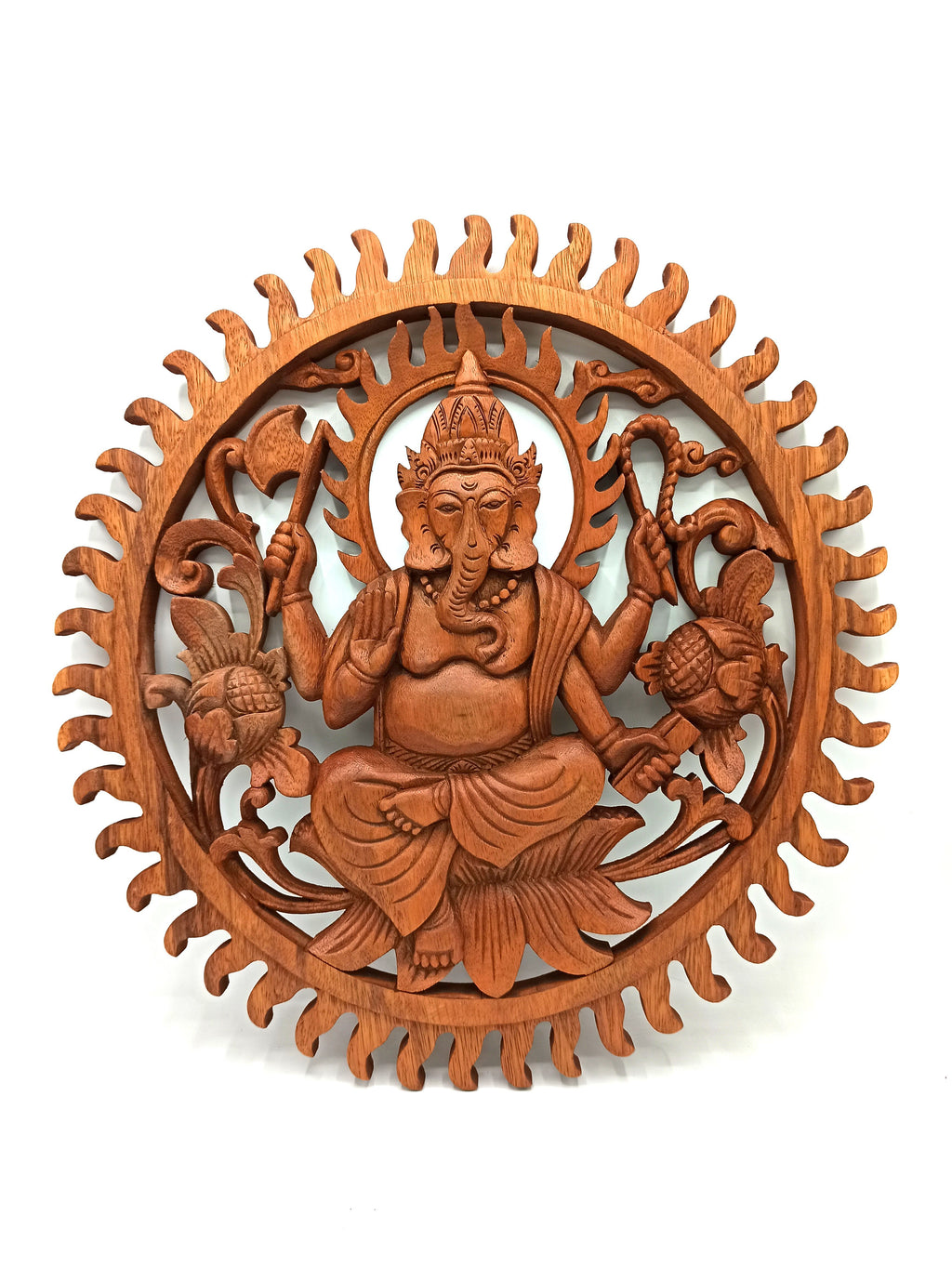 Wooden Ganesh Panel