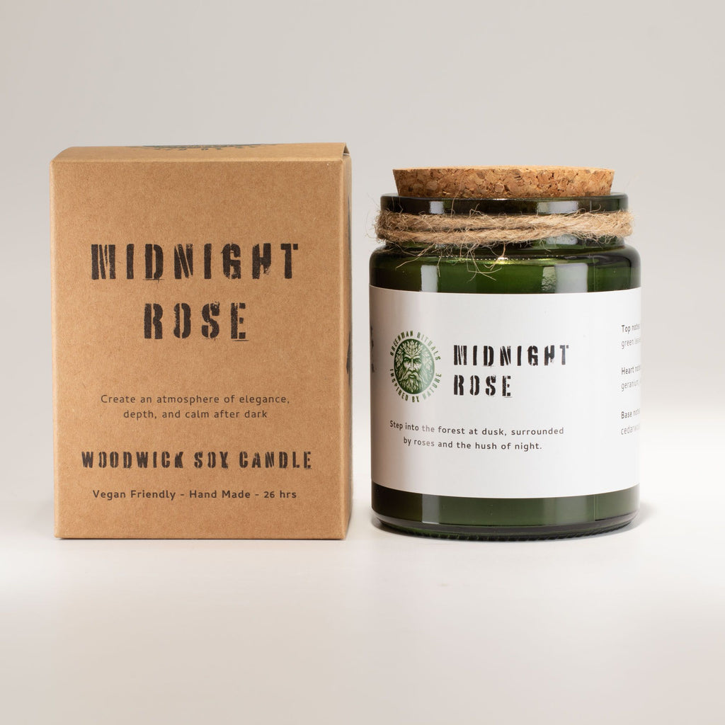 Woodwick Soy Candle - Midnight Rose