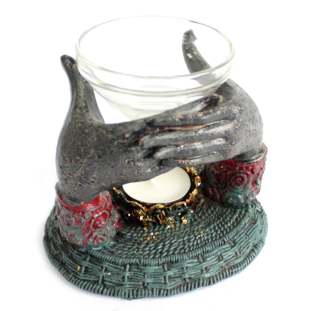 Antique Buddha - Offering Hands Wax Warmer