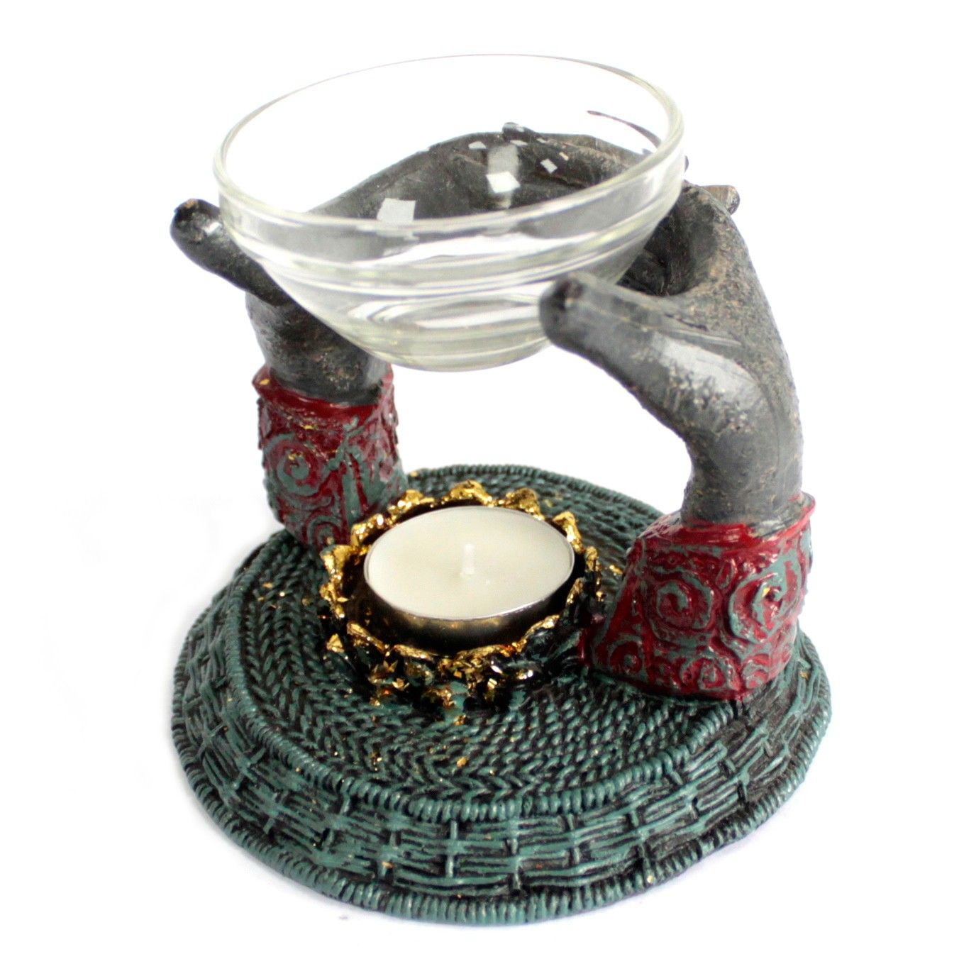 Antique Buddha - Offering Hands Wax Warmer
