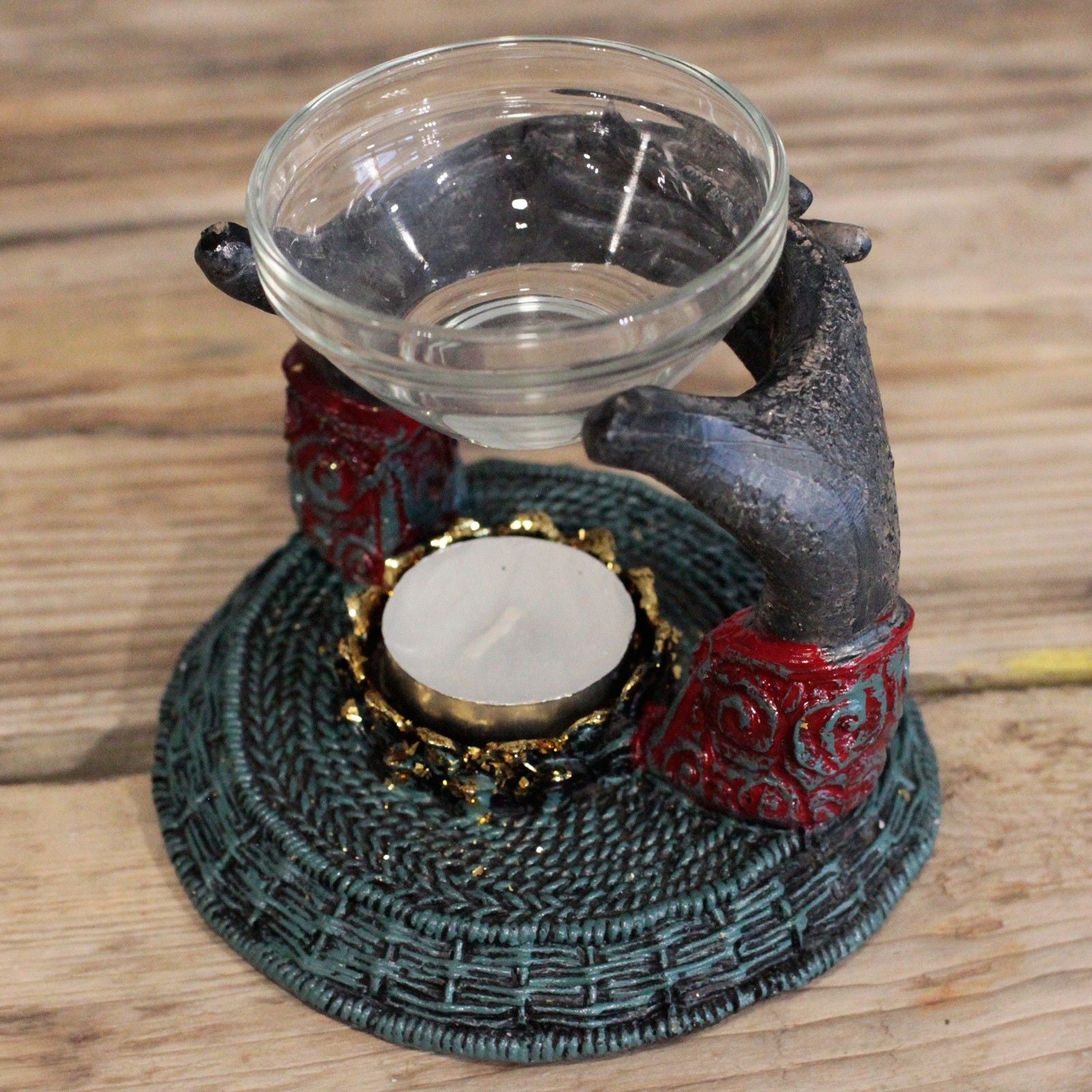 Antique Buddha - Offering Hands Wax Warmer