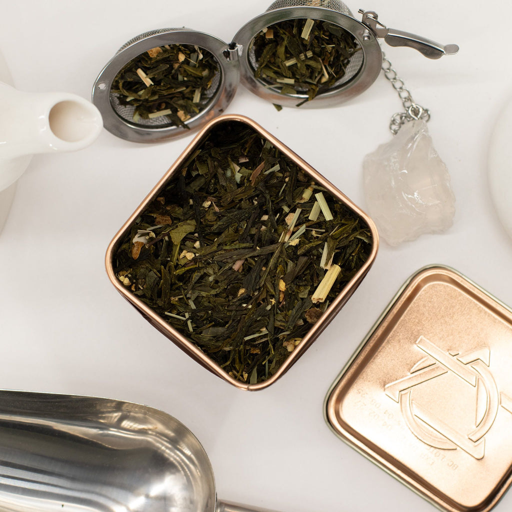 Classic Green Tea with Lemon and Ginger