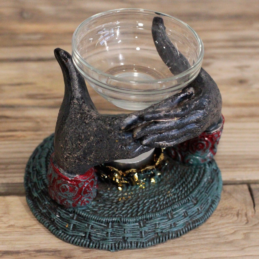 Antique Buddha - Offering Hands Wax Warmer