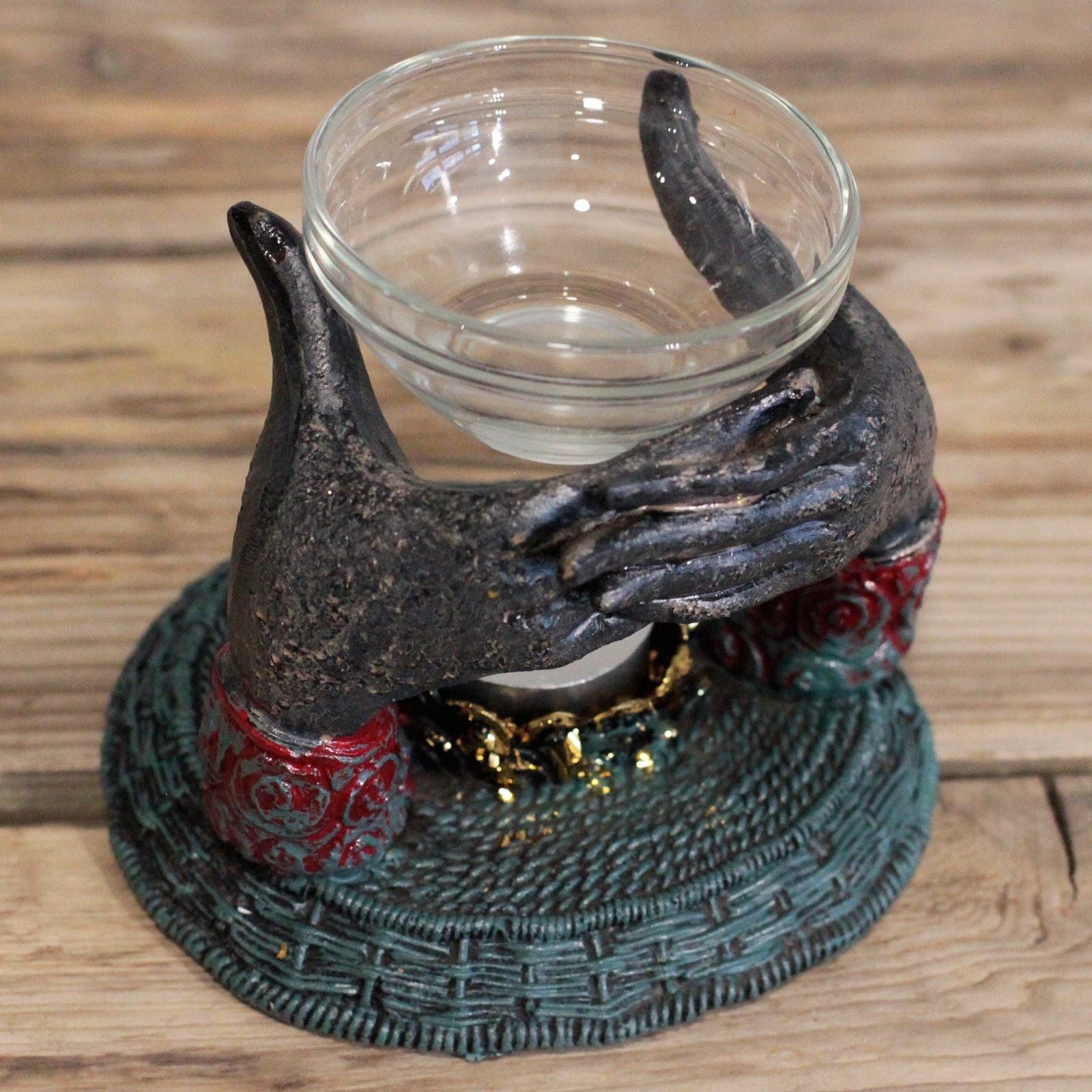 Antique Buddha - Offering Hands Wax Warmer