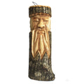 Old Man Tree Trunk Carving