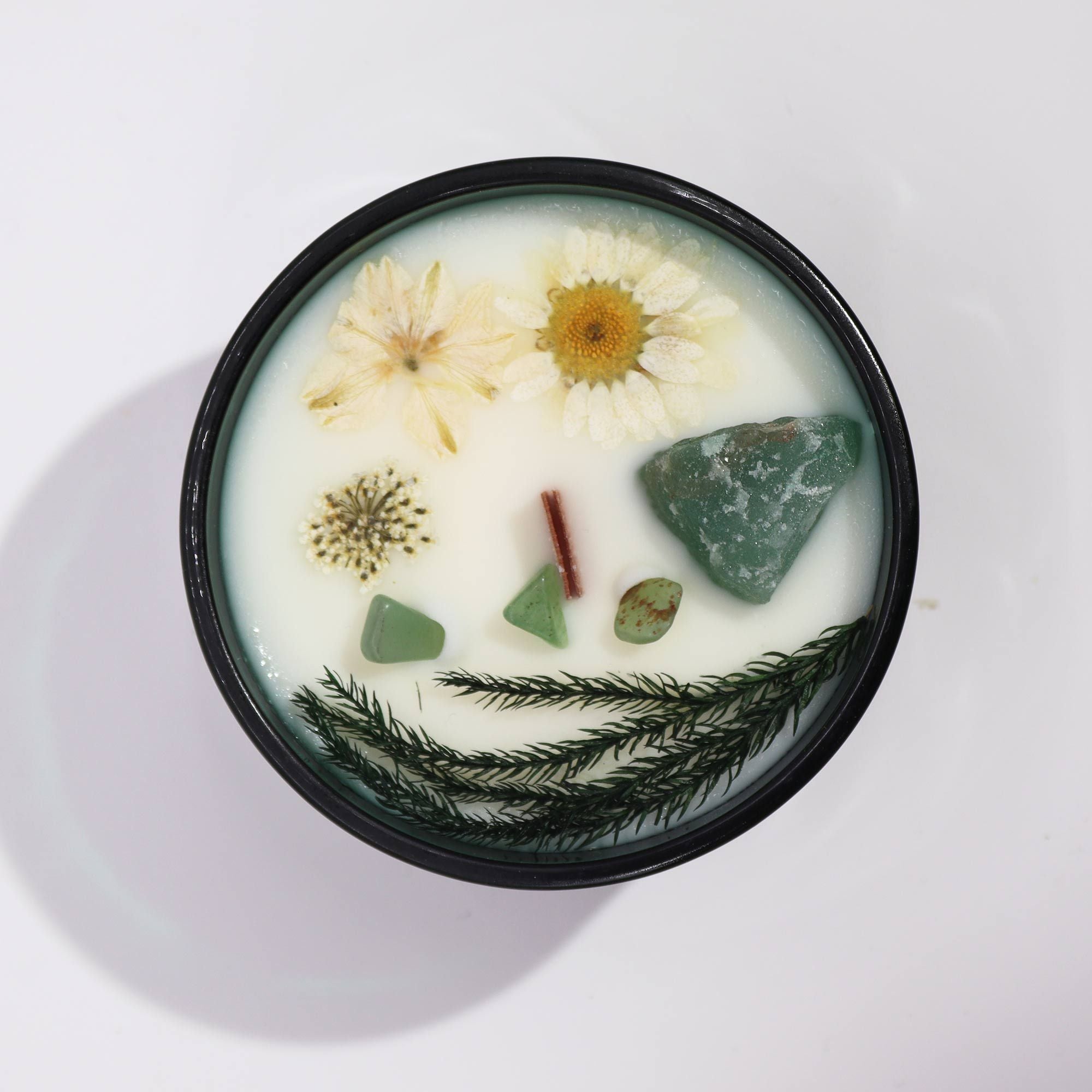 Crystal Magic Botanical Candle - The Magician