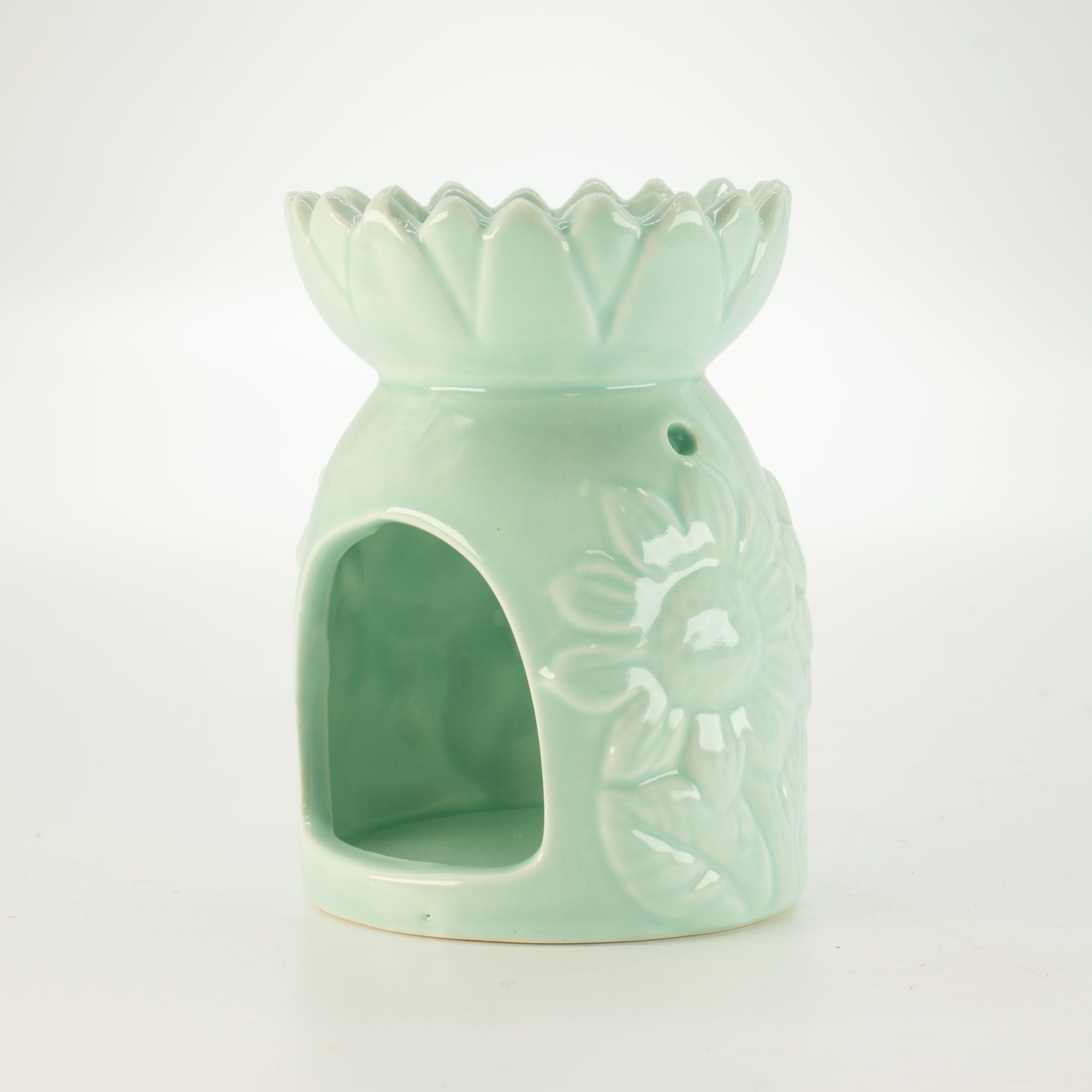 Ceramic Sunflower - Pastel Green
