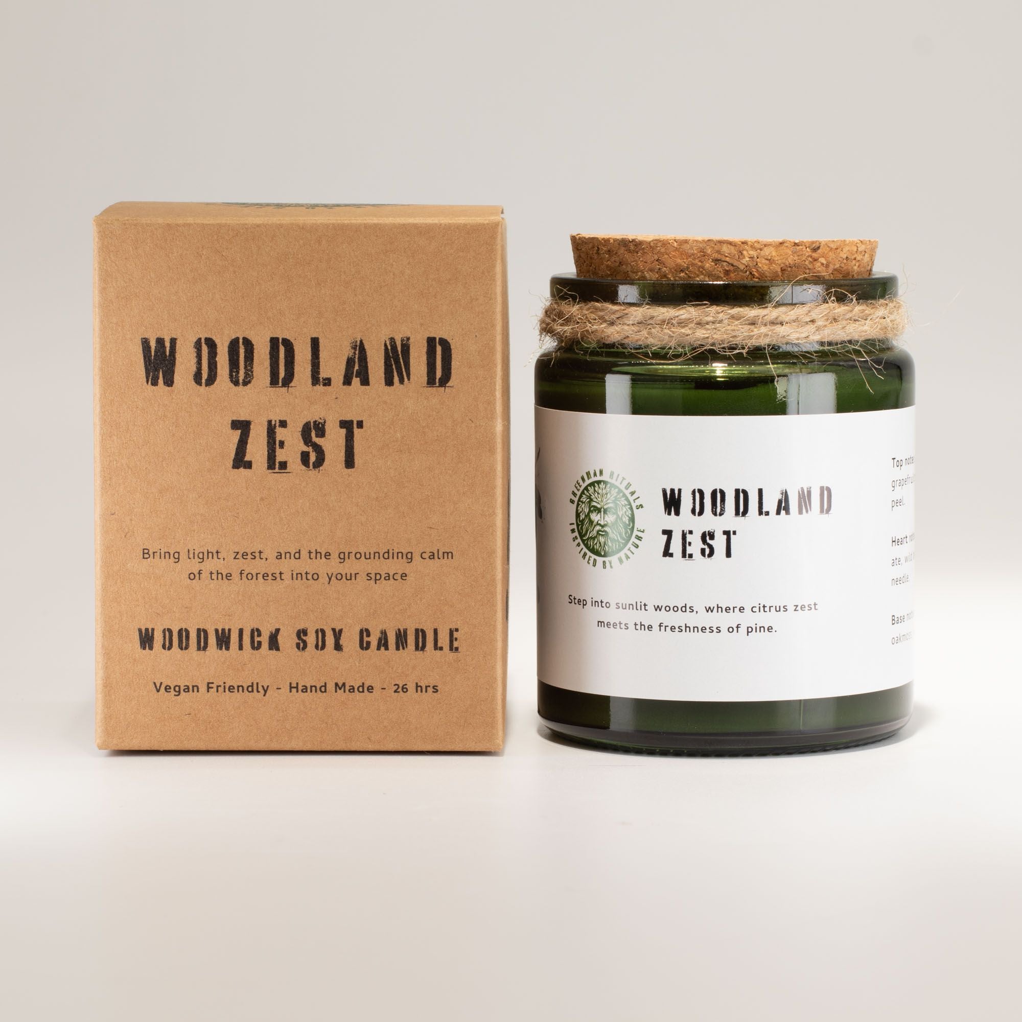 Woodwick Soy Candle - Woodland Zest