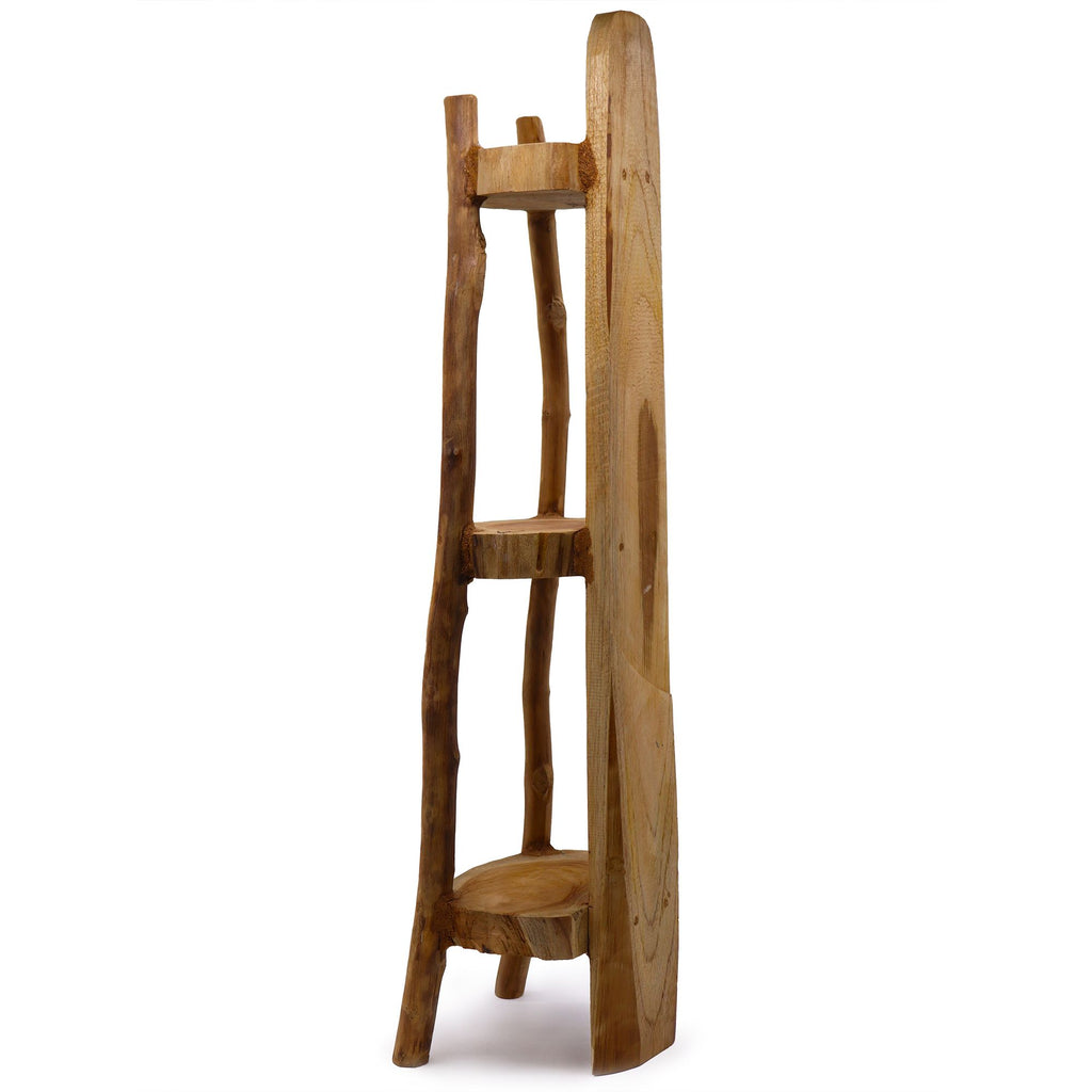 Natural Teak Corner Unit