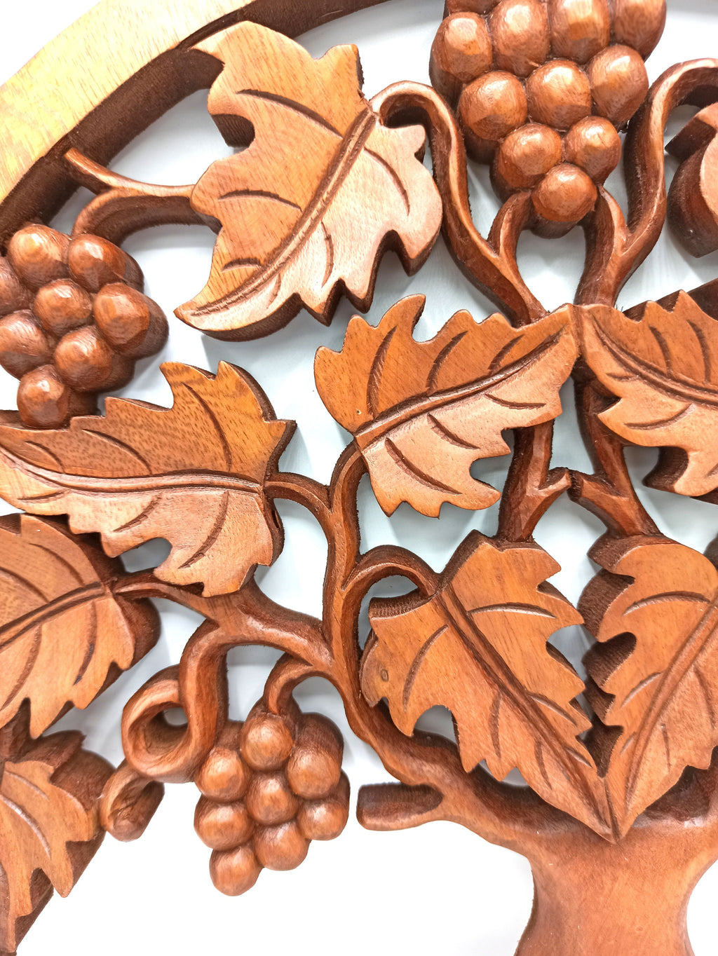 Wooden Tree of Life Grapes Panel