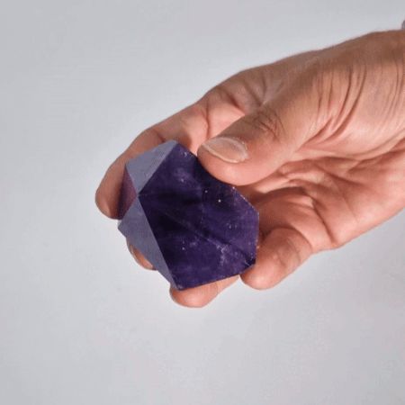 Polished Amethyst Point — Deep Purple Crystal (4–5.5cm)
