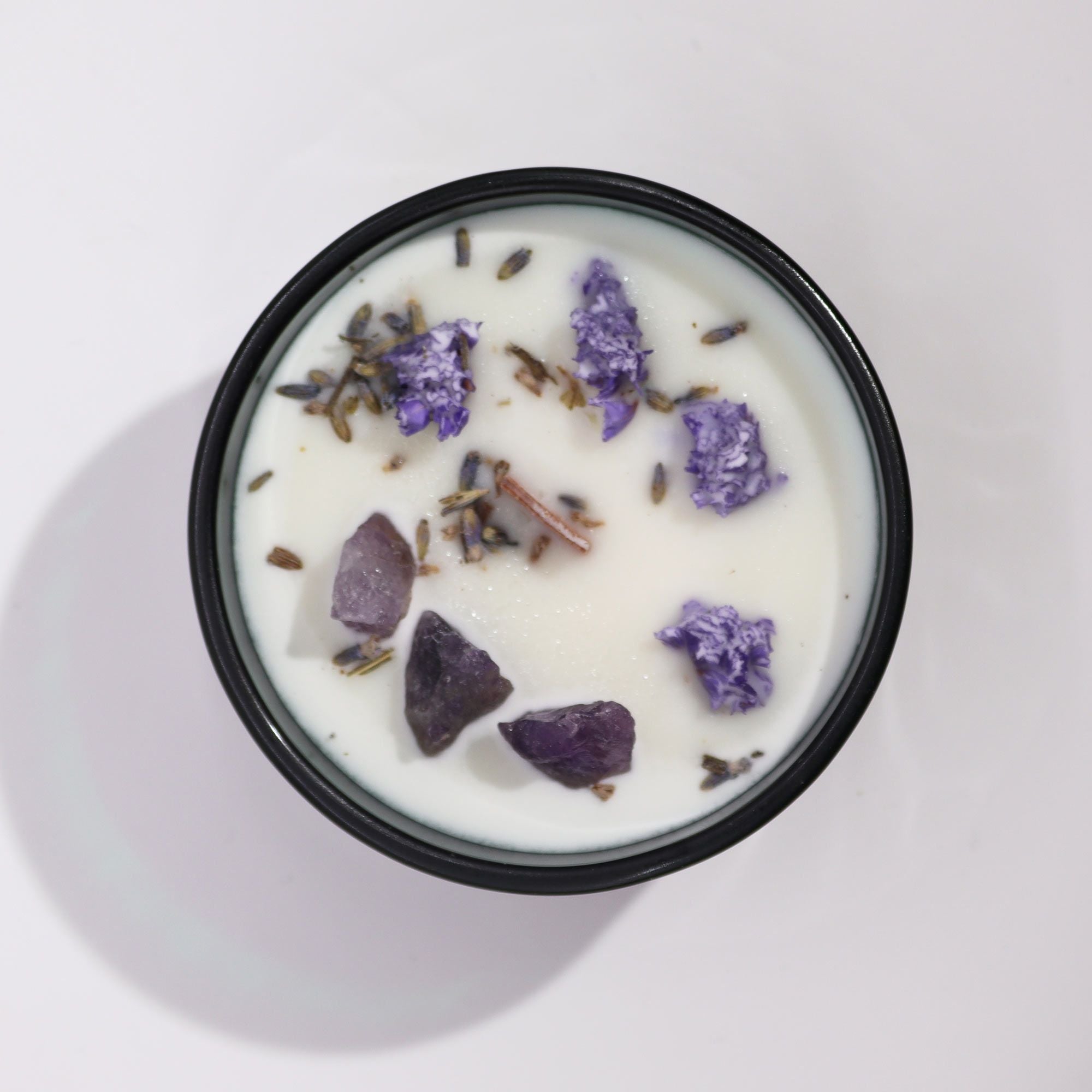 Crystal Magic Botanical Candle - The Moon