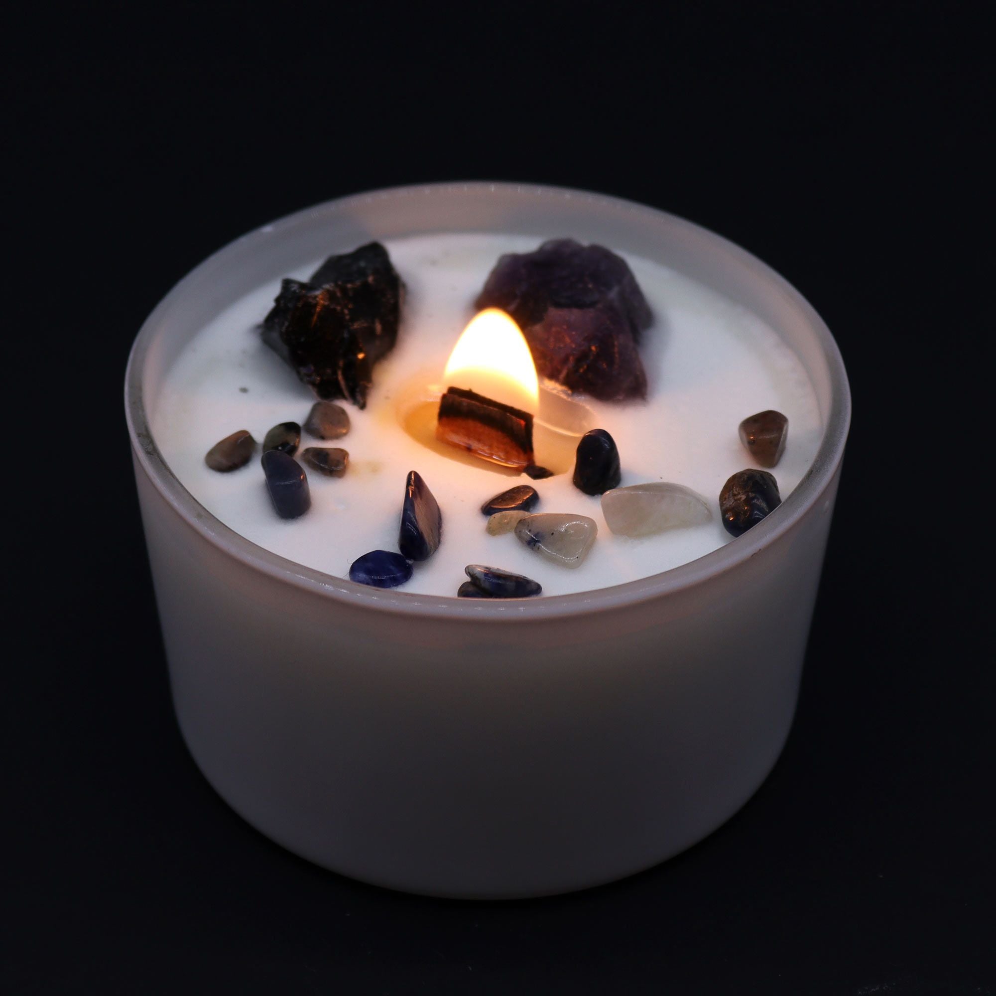 Chakra Crystal Soy Candles - Solar Plexus Chakra