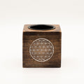 Square Mango Wax Warmer - Flower of Life
