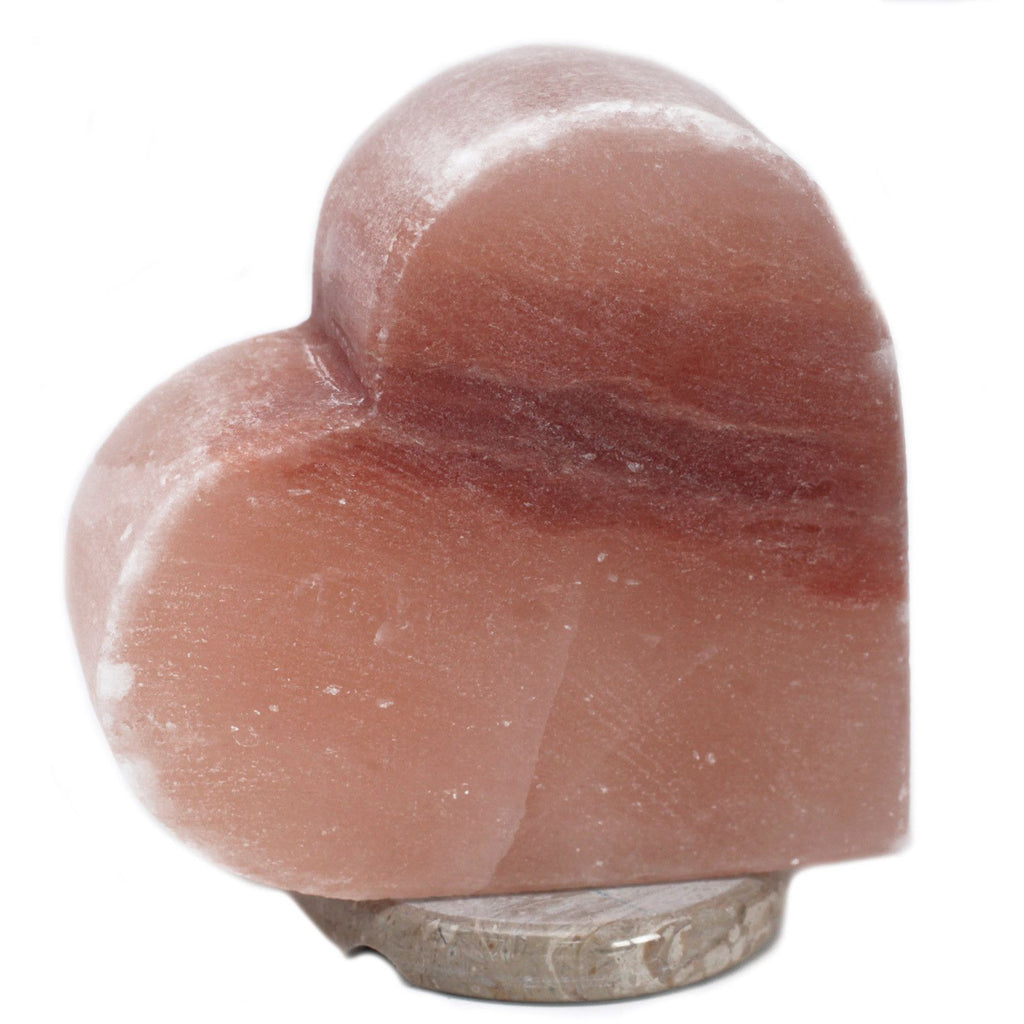 Crafted Himalayan Crystal Salt lamp - Heart