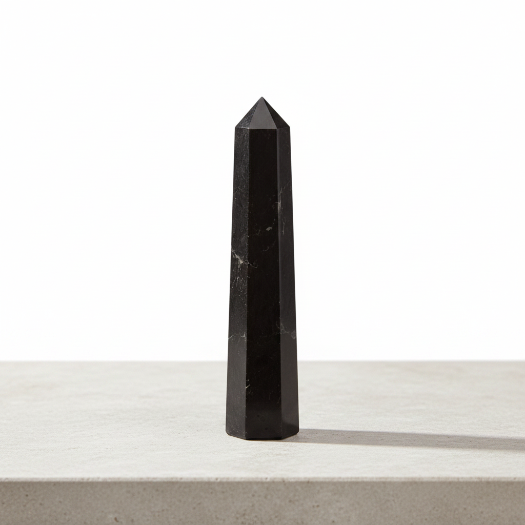 Black Tourmaline clean minimal