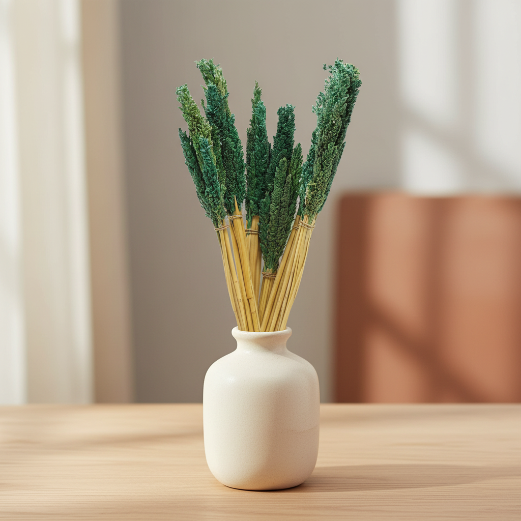 Cantal Grass Bunch Teal - Lifestyle Image