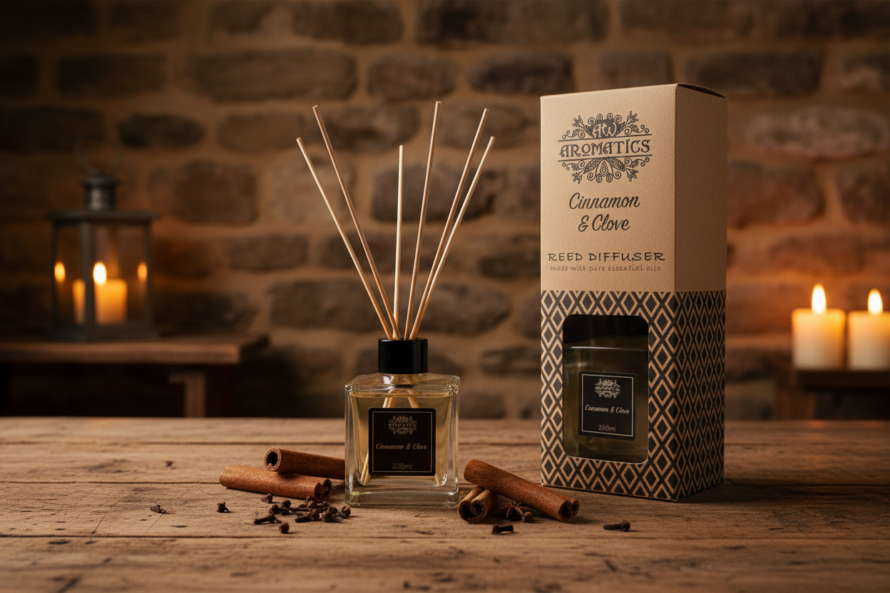 Cinnamon & Clove Reed Diffuser - Rustic Cottage
