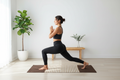 Indian Cotton Rug — Yoga Focused